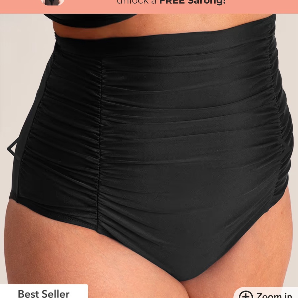 Shapermint Essentials High Waisted Control Swimsuit Bottom